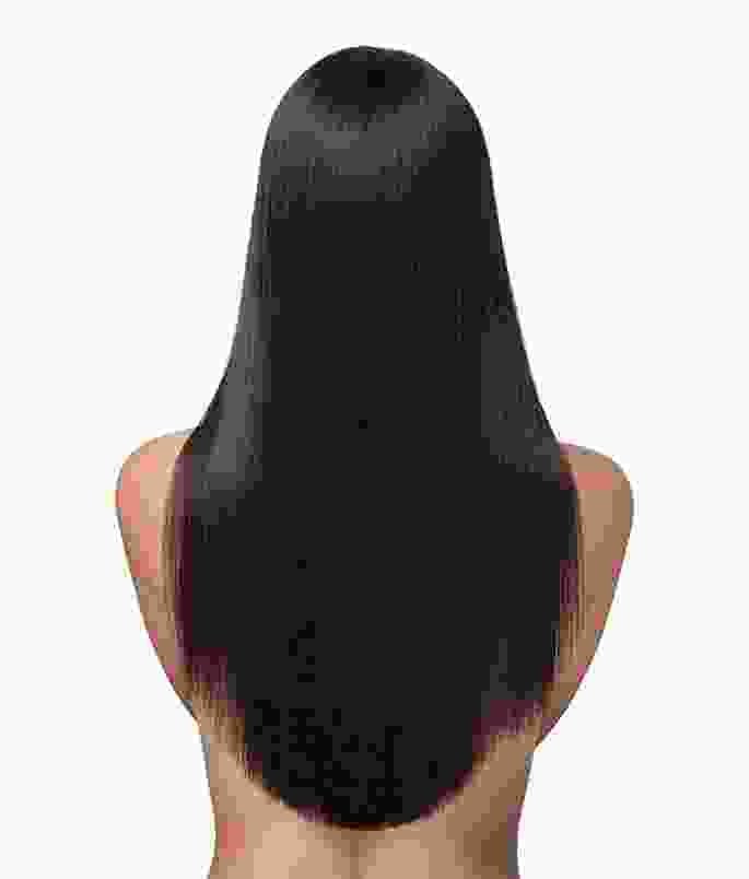 Jet Black Human Hair wig
